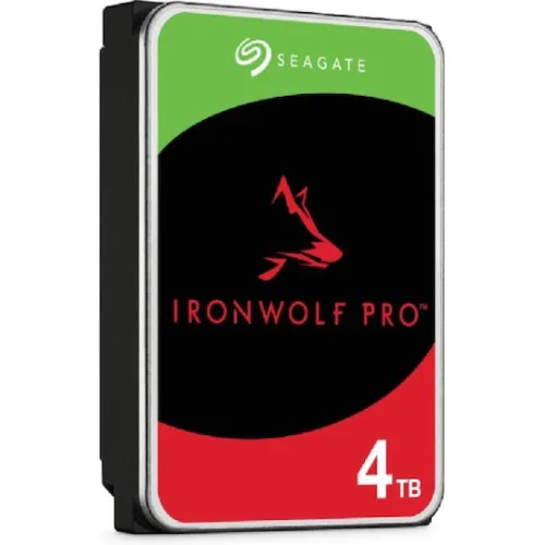 Seagate Ironwolf Pro 4TB HDD Σκληρός Δίσκος 3.5" SATA III 7200rpm με 256MB Cache για NAS ST4000NT001
