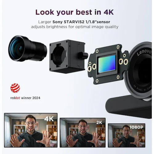 Lenovo QHD Web Camera Web Camera 2K 4XC1Q25245