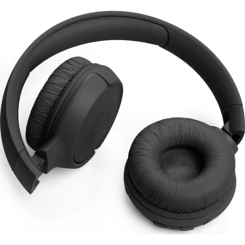 JBL Tune 520BT Ασύρματα / Ενσύρματα On Ear Ακουστικά με 57 ώρες Λειτουργίας και Quick Charge Μαύρα