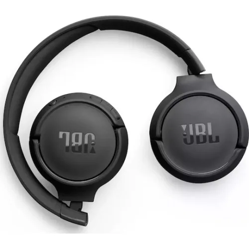 JBL Tune 520BT Ασύρματα / Ενσύρματα On Ear Ακουστικά με 57 ώρες Λειτουργίας και Quick Charge Μαύρα