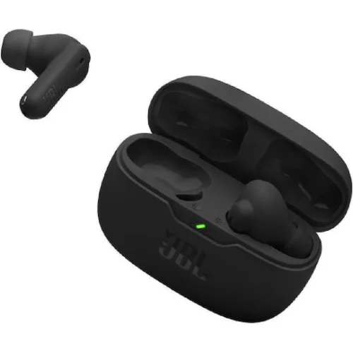 JBL Wave Beam 2 In-ear Bluetooth Handsfree Ακουστικά με Αντοχή στον Ιδρώτα και Θήκη Φόρτισης Μαύρα