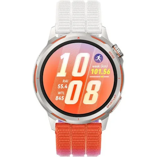 Huawei Watch GT Runner 2 Titanium 43mm Αδιάβροχο με Παλμογράφο (Dawn Orange)