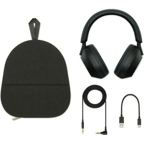 Sony WH-1000XM5 Ασύρματα / Ενσύρματα Over Ear Ακουστικά με 30 ώρες Λειτουργίας και Quick Charge Μαύρα
