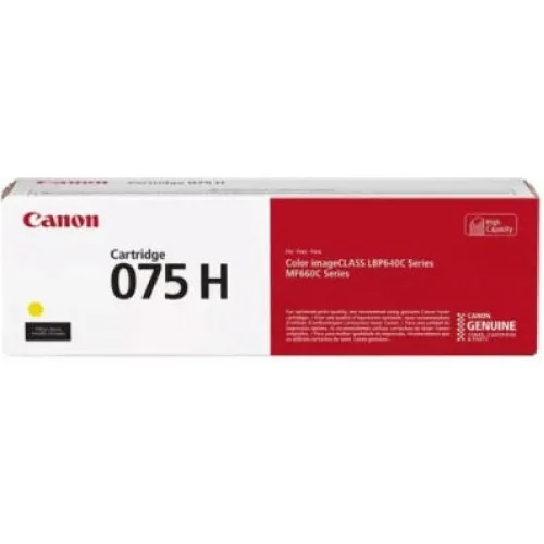 Canon 075H Γνήσιο Toner Laser Εκτυπωτή Κίτρινο