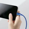 Baseus Crystal Shine Braided USB to Lightning Cable Μπλε 2m (CAJY000103)