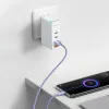 Baseus Crystal Shine Braided USB 2.0 Cable USB-C male - USB-A 100W PD Μωβ 1.2m CAJY000405