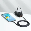 Baseus Crystal Shine Braided USB 2.0 Cable USB-C male - USB-A 100W PD Μωβ 1.2m CAJY000405