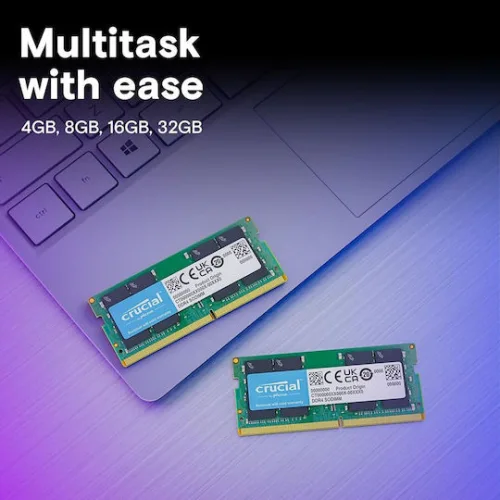 Crucial DDR4 32GB RAM με 2x16GB Modules και Ταχύτητα 3200 για LaptopΚωδικός: CT2K16G4SFRA32A