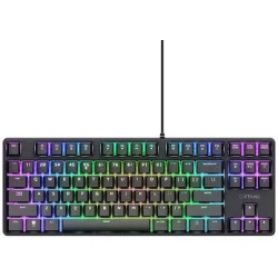 Trust 25724 Gaming Μηχανικό Πληκτρολόγιο Tenkeyless με Huano Brown διακόπτες και RGB φωτισμό (Αγγλικό US)