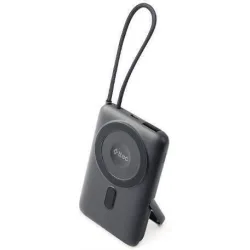 TTEC Recharger M LCD MagSafe Power Bank 10000mAh 22.5W με Θύρα USB-A και Θύρα USB-C Power Delivery Γκρι