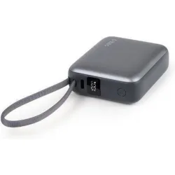 TTEC ReCharger Mini LCD Power Bank 10000mAh 35W με Θύρα USB-C Power Delivery Γκρι
