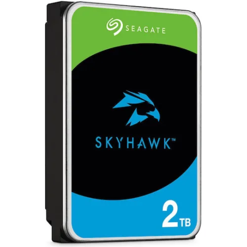 Seagate SkyHawk +Rescue 2TB HDD Σκληρός Δίσκος 3.5" SATA III με 256MB Cache για Desktop / Καταγραφικό ST2000VX017
