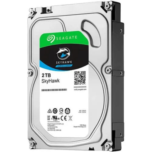 Seagate SkyHawk +Rescue 2TB HDD Σκληρός Δίσκος 3.5" SATA III με 256MB Cache για Desktop / Καταγραφικό ST2000VX017