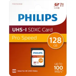 Philips FM12SD65B SDXC 128GB U3 V30 A1 UHS-I