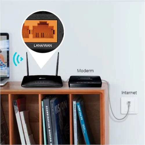 TP-LINK TL-MR6400 v1 Ασύρματο 4G Router Wi‑Fi 4 με 4 Θύρες