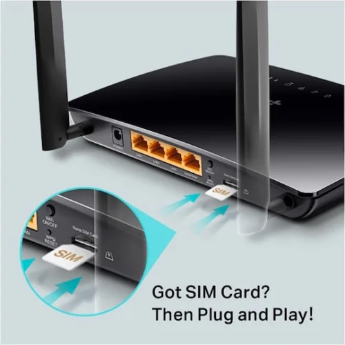 TP-LINK TL-MR6400 v1 Ασύρματο 4G Router Wi‑Fi 4 με 4 Θύρες