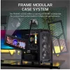 Corsair FRAME 4000D WOOD RS Gaming Midi Tower Κουτί Υπολογιστή με Πλαϊνό Παράθυρο Black/Walnut