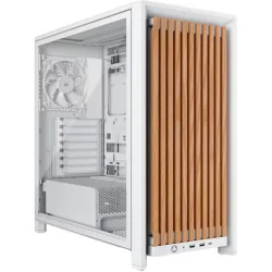 Corsair FRAME 4000D WOOD RS Gaming Midi Tower Κουτί Υπολογιστή με Πλαϊνό Παράθυρο White/Oak