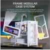 Corsair FRAME 4000D WOOD RS Gaming Midi Tower Κουτί Υπολογιστή με Πλαϊνό Παράθυρο White/Oak