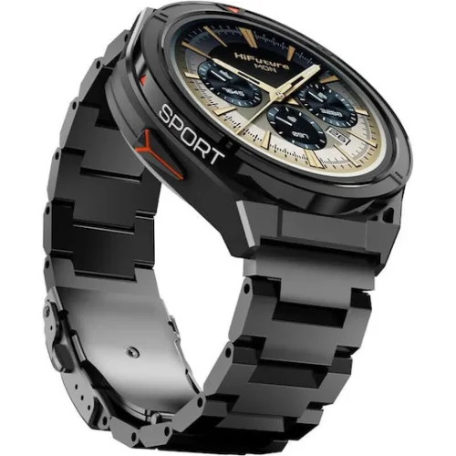 HiFuture Active Αδιάβροχο Smartwatch με Παλμογράφο (Μαύρο)