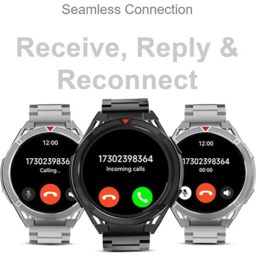 HiFuture Active Αδιάβροχο Smartwatch με Παλμογράφο (Μαύρο)