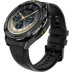 HiFuture Active Aluminium Αδιάβροχο Smartwatch με Παλμογράφο (Black Yellow)