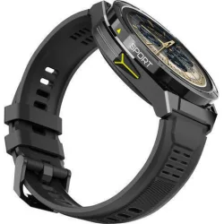 HiFuture Active Aluminium Αδιάβροχο Smartwatch με Παλμογράφο (Black Yellow)