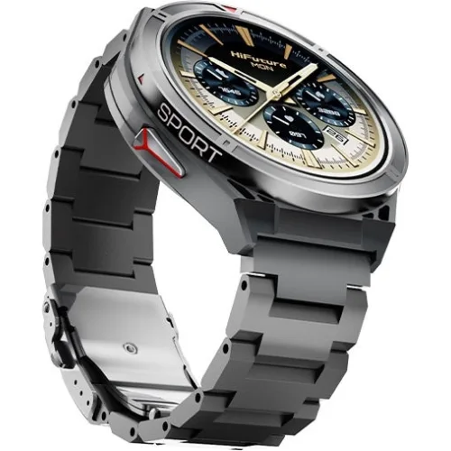 HiFuture Active Αδιάβροχο Smartwatch με Παλμογράφο (Ασημί)