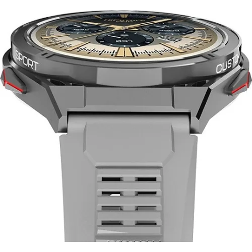HiFuture Active Αδιάβροχο Smartwatch με Παλμογράφο (Ασημί)