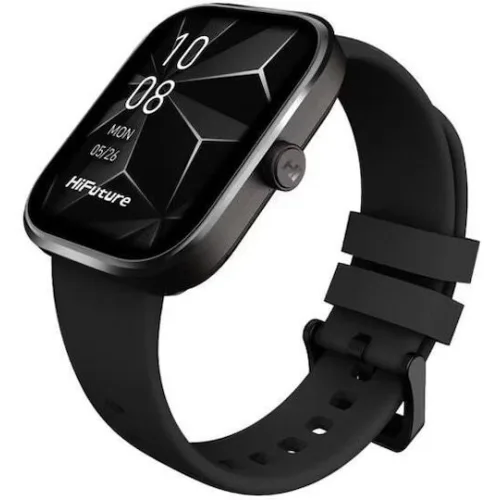 HiFuture Lume Pro Aluminium 46mm Αδιάβροχο Smartwatch με Παλμογράφο (Μαύρο)