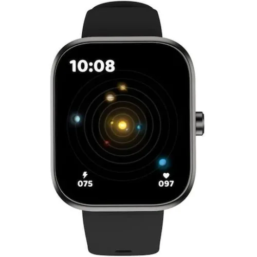 HiFuture Lume Pro Aluminium 46mm Αδιάβροχο Smartwatch με Παλμογράφο (Μαύρο)