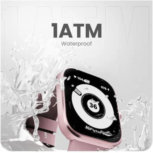 HiFuture Lume Pro Aluminium 46mm Αδιάβροχο Smartwatch με Παλμογράφο (Μαύρο)