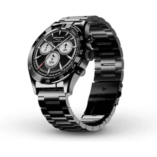 HiFuture Go Pro 2 Stainless Steel Smartwatch (Μαύρο)