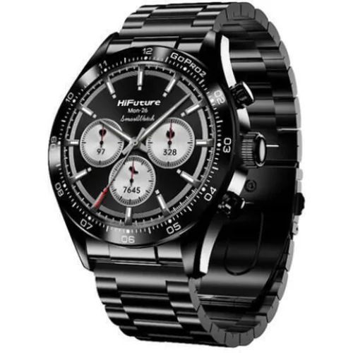 HiFuture Go Pro 2 Stainless Steel Smartwatch (Μαύρο)