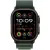 Apple Watch Ultra 2 2024 Titanium 49mm Αδιάβροχο με eSIM και Παλμογράφο (Black με Dark Green Alpine Loop - Medium)