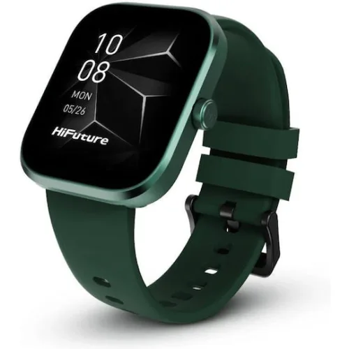 HiFuture Lume Pro Aluminium 46mm Αδιάβροχο Smartwatch με Παλμογράφο (Πράσινο)