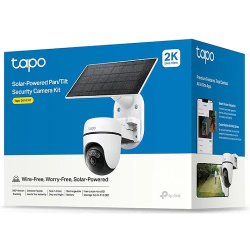 TP-Link Solar-Powered Pan, Tilt Security Camera Kit - Tapo C610 KIT