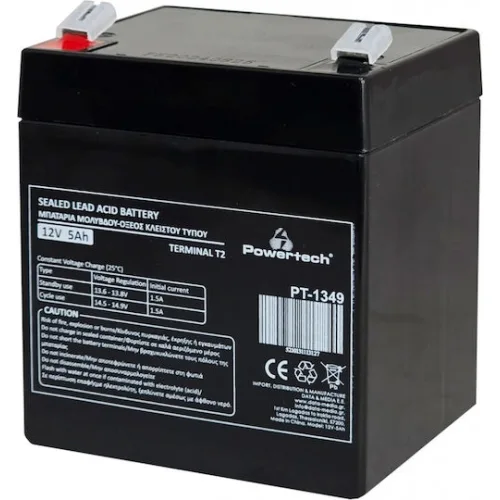 Powertech Μπαταρία UPS με Χωρητικότητα 5Ah και Τάση 12V PT-1349 1τμχ