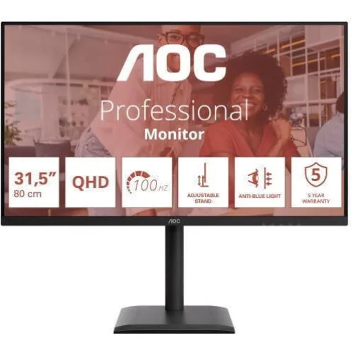 AOC Q32E4U IPS HDR Gaming Monitor 31.5" QHD 2560x1440 με Χρόνο Απόκρισης 4ms GTG