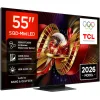 TCL Smart Τηλεόραση 55" 4K UHD SQD-Mini LED C8L HDR (2026) 55C8L