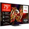 TCL Smart Τηλεόραση 75" 4K UHD SQD-Mini LED C8L HDR (2026) 75C8L