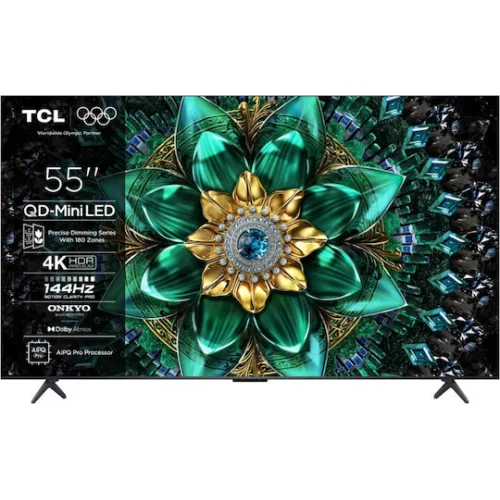 TCL Smart Τηλεόραση 55" 4K UHD Mini LED Q6C HDR (2025) 55Q6C