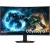 Samsung Odyssey G7 G75F VA HDR Curved Gaming Monitor 37" 4K 3840x2160 165Hz με Χρόνο Απόκρισης 1ms GTG