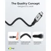 Goobay Braided USB 3.0 Cable USB-C male - USB-C 240W PD Μαύρο 1.5m 74776 Bulk