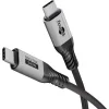 Goobay Braided USB 3.0 Cable USB-C male - USB-C 240W PD Μαύρο 1.5m 74776 Bulk