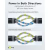 Goobay Braided USB 3.0 Cable USB-C male - USB-C 240W PD Μαύρο 1.5m 74776 Bulk