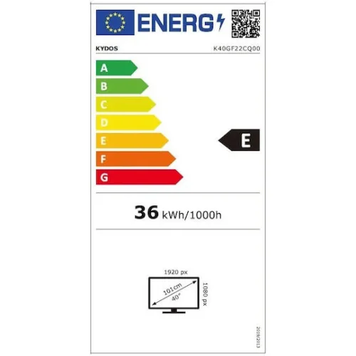 Kydos Smart Τηλεόραση 40" Full HD QLED K40GF22CQ00 (2024)