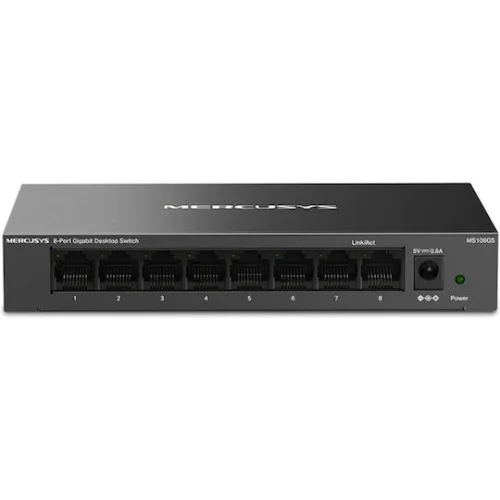 Mercusys MS108GS v1 Unmanaged L2 Switch με 8 Θύρες Gigabit (1Gbps) Ethernet