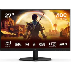 AOC Q27G42XNE VA HDR Monitor 27" QHD 2560x1440 180Hz με Χρόνο Απόκρισης 1ms GTG