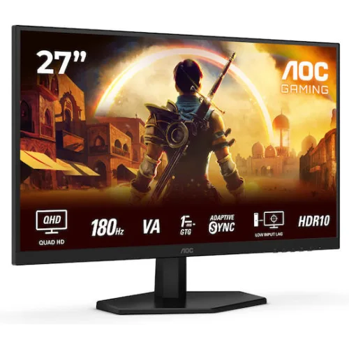 AOC Q27G42XNE VA HDR Monitor 27" QHD 2560x1440 180Hz με Χρόνο Απόκρισης 1ms GTG